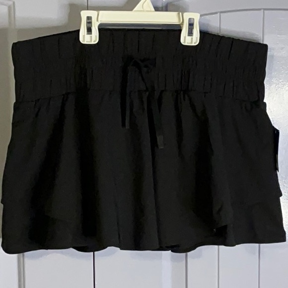 JoyLab Black Drawstring Mini Skort, Size Large; NWT - Picture 5 of 13